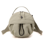 PALAY® Women Stylish Crossbody Bags Nylon Drawstring Bucket Bag Simple Messenger Bag Adjustable Strap