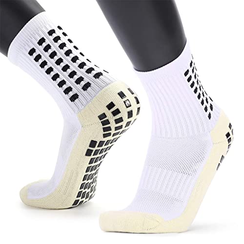 PALAY® Hi Tech Performance Athletic Socks for Men and Women,Rubber Anti Slip and Thicken Cushion Sport Socks,Ankle Length Socks for Badminton,Soccer,Running,Gym & Indoor Training