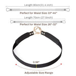 PALAY® Waist Belt for Women PU Leather