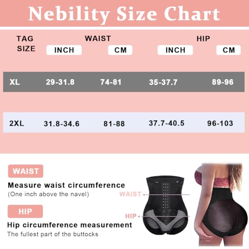 PALAY® Tummy Control Panties for Women Shapewear Butt Lifter Short High Waist Trainer Body Shaper Corset Slimming Body Shaper Underwear, XL