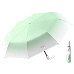 PALAY® Automatic Folding Umbrella for Women Rain & Sun Proof, UV Umbrella with 8 Strong Fiber Ribs, Gradient Modern Style Umbrella for Travel, UPF 50 + Auto Open Umbrella for Sun Protection