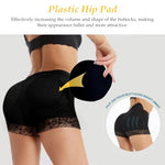 PALAY® Womens Padded Underwear Butt Lifter Panty Invisible Body Shaping Butt Lifting Underwear High Waist Hip Pad Enhancer Shorts, M, Black