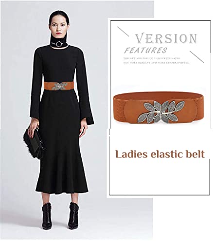 PALAY® Elastic Waist Belts for Women, Interlocking Buckle Belt for Dress Jumpsuit