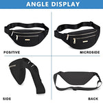 PALAY® Waist Bags for Women Girls with Adjustable Strap Stylish Bumbag Chest Waterproof Fanny Oxford Cloth Pack Outdoor Hiking Running Travel 3PCS