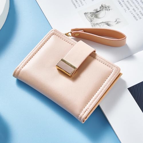 PALAY® Leather Wallet for Women RFID Blocking Wallet Women's Small Purse Ladies Bifold Purse Credit Card Wallet with Lanyard