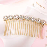 PALAY® 3pcs Hair Comb Clip for Women Rhinestone Flower Bridal Hair Side Combs 3 Inch Headpiece Elegant Headpiece Accessories for Wedding, Party, Dating