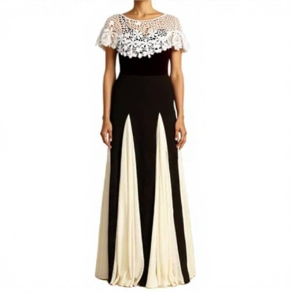 Elegant White PALAY Lace Shawl Poncho Cape for Women with Floral Hollow Out  Knit– Palay