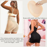 PALAY® Hip Pads for Women Hip Dip Pads, Enhancer Shapewear for Women High Waist Shapewear Butt Lifter Pad Panties, Apricot, XL