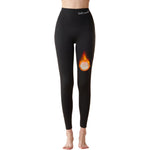 PALAY® Winter Legging for Women Warm Winter Leggings Insulation Fleece Lined Women Legging High Stretchy Polyester Casual Leggings Black Clean Fit Style Fleece Lined Winter Leggings, M