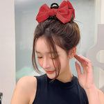 PALAY® Claw Clip for Women Large Red Bow Claw Clip for Medium Thick Hair Women Hair Accessories for Hair Styling, Hair Clamp, Hair Claw for Women Girls