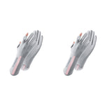 PALAY Hand Gloves for Bike Riding with Non Slip Touch Screen Design and Grey 2PCS | UV Sun Protection UPF 50 Plus for Women