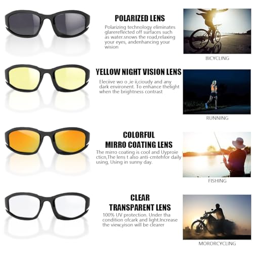 PALAY® Men Cycling Goggles Sport Goggles UV400 Riding Goggles