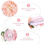 PALAY® 3pcs Flower Hair Clips for Girls Pearl Hair Clips Bridal Hair Accessories Hair Barrettes Hair Accessories Hair Dressing for Flower Girls