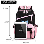 PALAY® BTS Backpack for Boys Kpop BTS Bangtan School Backback for Student with Cable Vent, Backpack Travel Bag Backpack Laptop Bag