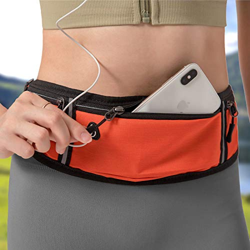 PALAY® Grey Waterproof Fanny Pack Slim Chest Bag for Men & Women with Adjustable Strap for Walking,Cycling,Running,Hiking,Hold Phones,Keys & Cards