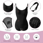 PALAY® Tummy Control Shapewear Bodysuit for Women Butt Lifter Panties Stretch Slimming Body Shaper- Black L