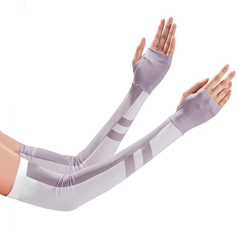 PALAY Arm Sleeves for Women with UPF50+ Sun Protection and Thumb Hole Design | Breathable Quick‑Dry Nylon for Outdoor Sports