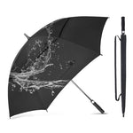 PALAY® 52Inch Big Umbrella for Men, Auto Open Large Golf Umbrella Windproof, Oversize Rain Umbrella with Cover for Aldult Men, Windproof Waterproof Umbrella for Commuting Travel (Black)