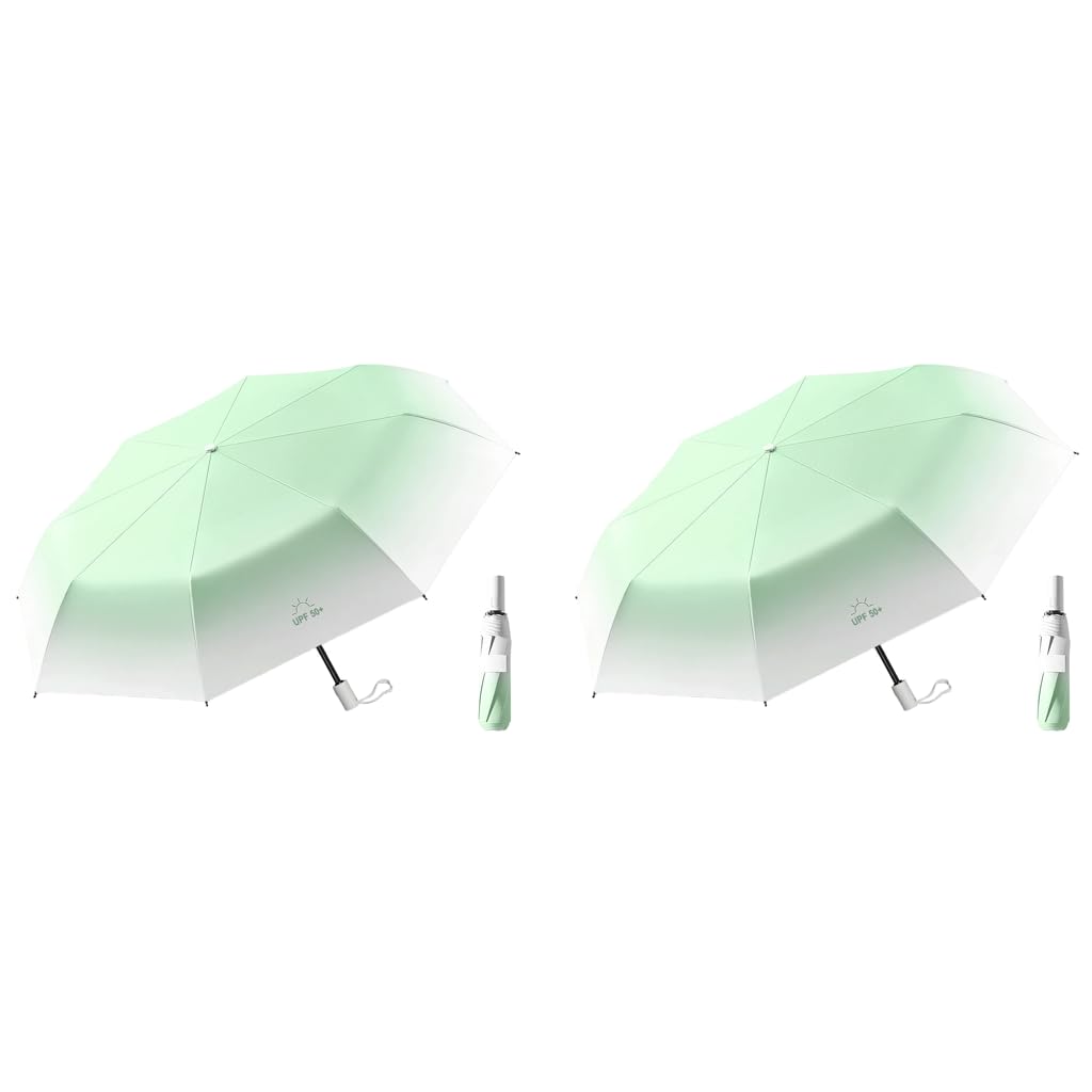 PALAY Sun Travel Umbrella for Women with UPF 50+ UV Protection and 190T Water‑Repellent Fabric