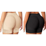 PALAY Hip Pads for Women with 3D Butt Lifting Design, 2 Pcs Beige and Black | Invisible Shaping Shorts