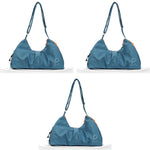 PALAY Gym Bag for Travel and Fitness with Shoe Compartment and Waterproof Nylon | 3 PCS Blue Set