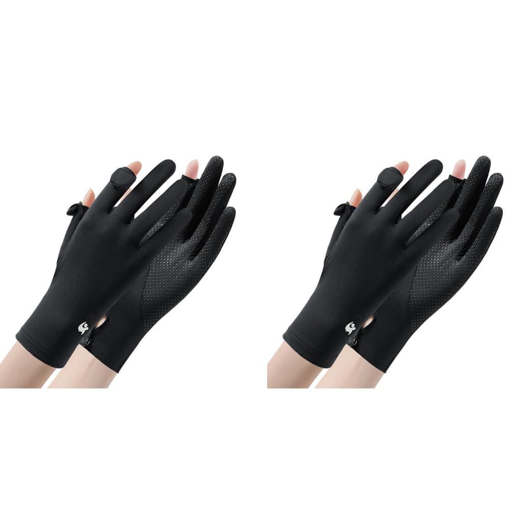 PALAY Hand Gloves for Bike Riding with UPF 50+ Sun Protection and Ice Silk Fabric | 2 PCS