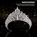 PALAY® Women's Crown Tiara Crown Crystal Princess Crown Tiara Parties Crown for Ladies Girls Bride Hair Accessories Tiara Maternity Photoshoot