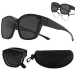 PALAY Sunglasses for Women with Polarized UV400 Lenses featuring Foldable Fit Over Design