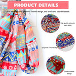 PALAY® Long Shawl for Women Satin Silk-Like Scarf Soft Wraps, Stylish Print Oversize Sun Protection Travel Exotic Beach Coverups Scarves (180 * 90cm)