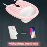 PALAY Inflatable Hair Washing Basin for Bedridden and Elderly with Drain Pipe and Adjustable Buckle
