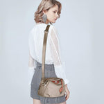 PALAY Crossbody Bag for Daily Use with Double Layer Zipper and Waterproof Nylon Material