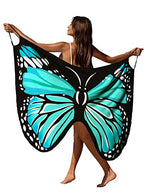 PALAY® Beach Wear for Women Butterfly Print Beach Dress for Women Butterfly Swimsuit Cover Up Lightweight Beach Outfits