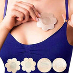 PALAY® House of Quirk Women's Self Adhesive Nipple Breast Covers Sexy Breast Pasties Adhesive Bra Disposable (Beige)