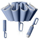 PALAY Large Umbrella for Travel with 125cm Canopy and Award Winning Carabiner Handle | 99% UV Shield