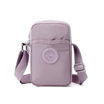 PALAY® Crossbody Phone Bag for Women Mini Wallet Shoulder Phone Bag with Earphone Cable Hole Wallet Bags-Mauve
