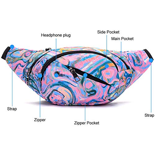 SANNIDHI® Waist Bags for Women Men Waterproof Chest Bag Large Fanny Packs waist pouch Sport Bag for Travel Running Outdoor Sports Cycling