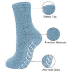 PALAY® 3 Pair Socks for Women Anti-skid Socks Home Floor Socks Coral Velvet Socks Warm Winter Thermal Socks Ankle Socks Ankle Socks for Women