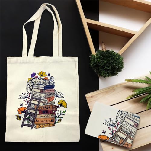 PALAY® Taylor Tote Bag with Zipper Inner Pocket Singer Album Inspired Fans Gifts Music Lovers Reusable Canvas Bags