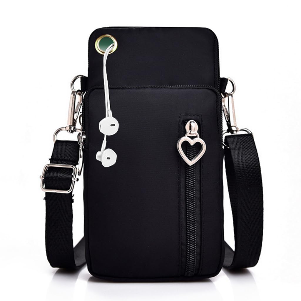 PALAY Crossbody Phone Bag for Women with 3 Layers and 4 Pockets | Oxford Cloth Mini Purse