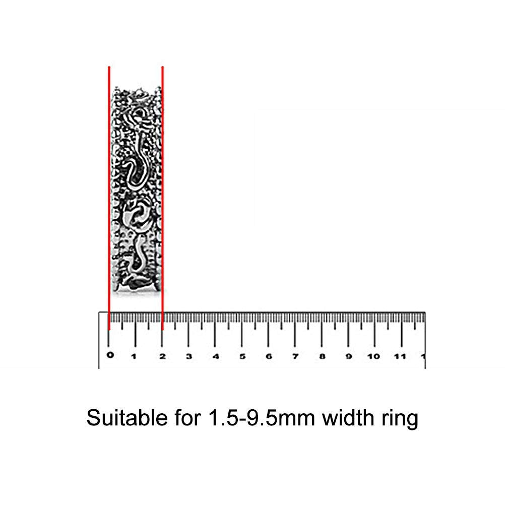 PALAY Invisible Ring Size Adjuster for Loose Rings with 8 Sizes and Soft Silicone Fit | Unisex