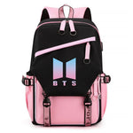 PALAY BTS Backpack for School and Travel featuring USB Cable Vent | 15.6 in Laptop Bag for Boys