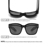 PALAY Sunglasses for Women with Polarized UV400 Lenses featuring Foldable Fit Over Design