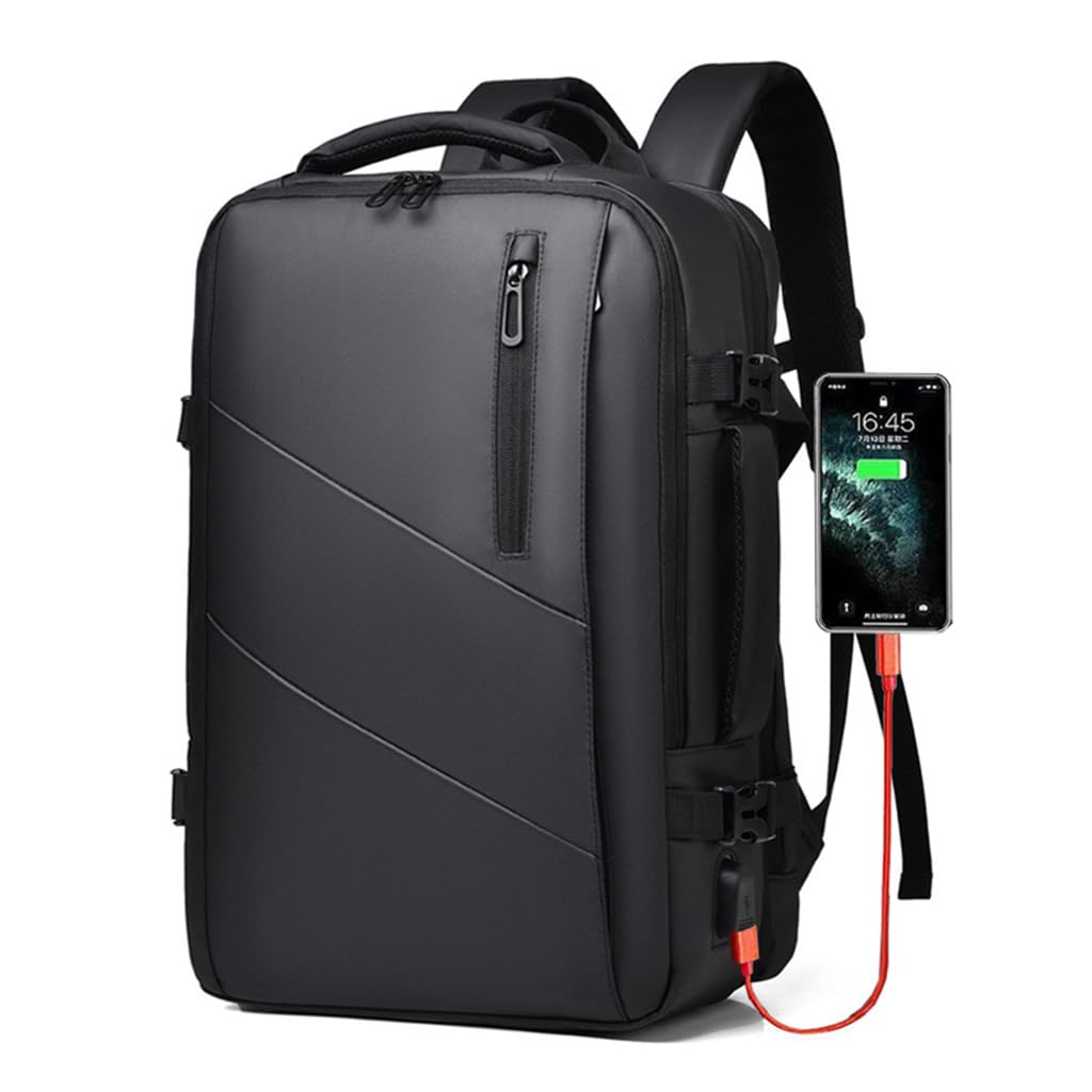 PALAY Laptop Backpack for Office and Travel with USB Port and 17.3 inch Compartment | Waterproof Oxford Bag