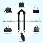 PALAY Shoulder Strap for Laptop and Camera Bags with Neoprene Padding and Metal Swivel Hooks
