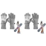 GUSTAVE® Winter Women Gloves Wool Fleece Liner Touchscreen Thermal Warm Outdoor Sports Thermo 2 PCS