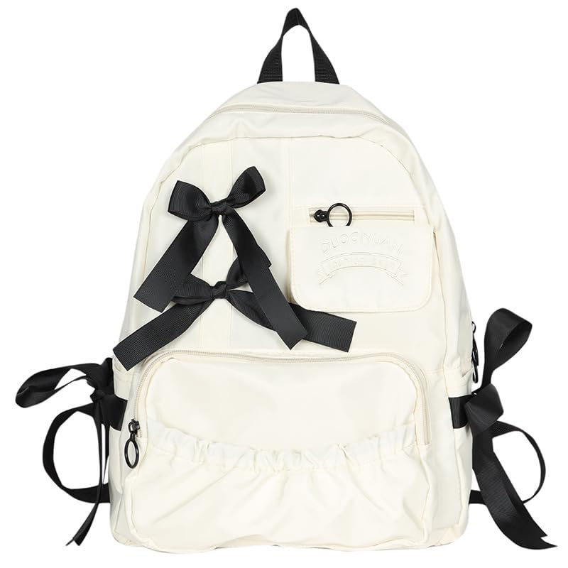 PALAY® Girls Backpack with Bow for School Kids Coquette Bookbag Kawaii Dance Bag School Bag for Girls