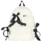 PALAY® Girls Backpack with Bow for School Kids Coquette Bookbag Kawaii Dance Bag School Bag for Girls