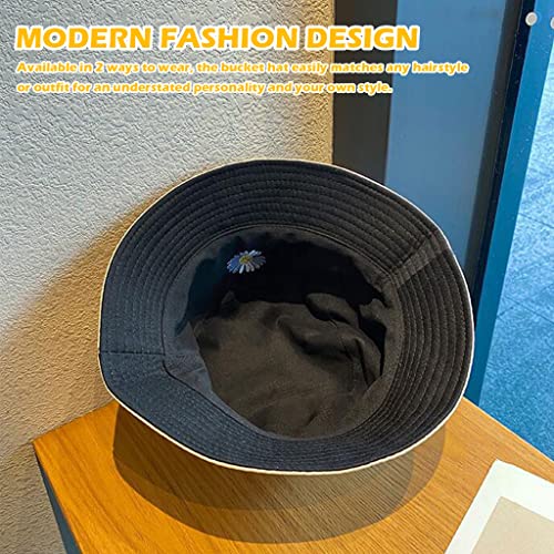 PALAY® Women Bucket Hat Foldable Cotton Sun Beach Fisherman Casual Outdoor Cap Lovely Bomber Hats for Women Men Boy Girl Multi-Colour Free Size X3