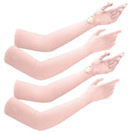 PALAY Hand Gloves for Sun Protection with UPF 50+ and Non Slip Palm | 22.2 in Arm Sleeves