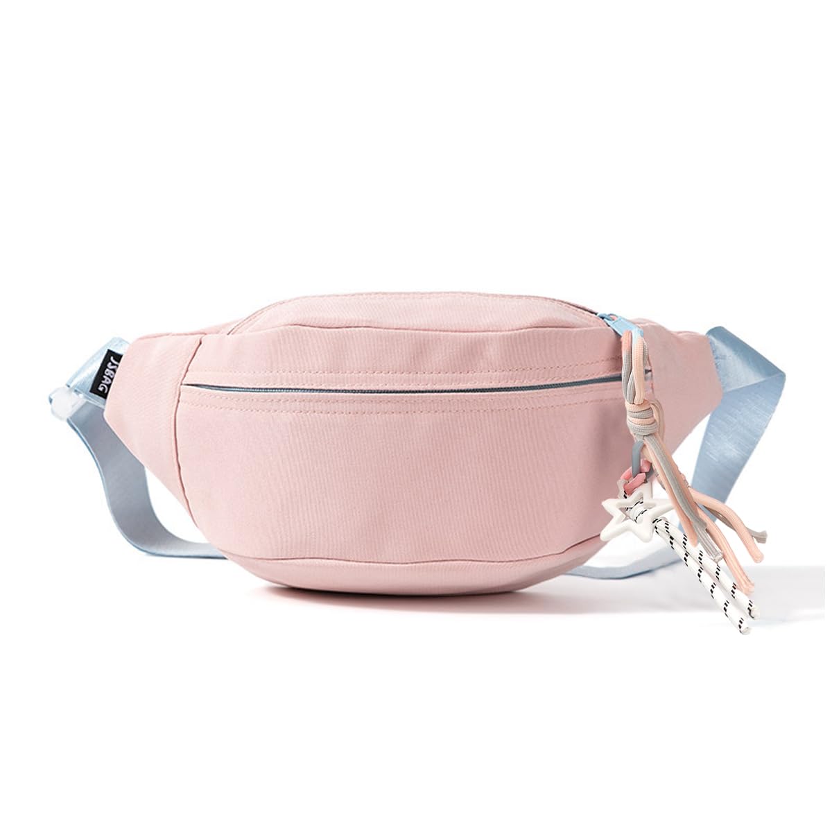 PALAY Waist Bag for Travel with Double Layer Storage featuring Waterproof Nylon Pink Design